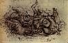 Leonardo di ser Piero da Vinci, dit Leonard de Vinci (1452-1519)  Neptune avec ses chevaux - 1504.jpg